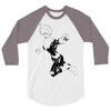captain marvel 7 3/4 Sleeve Shirt