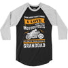 Motorcycles Granddad 3/4 Sleeve Shirt