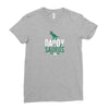 Daddy Saurus Ladies Fitted T-Shirt
