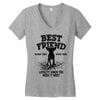 Best Friend Chihuahua Women's V-Neck T-Shirt