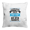 I've Been Called A Lot Of Names But Pop Pop Is My Favorite Throw Pillow