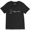 Cat Math V-Neck Tee