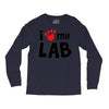 i love my lab labrador Long Sleeve Shirts