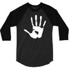 handprint sticker vinyl decal 3/4 Sleeve Shirt