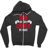 dad by day gamer by night gaming Zipper Hoodie
