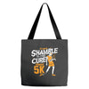 shamble to the cure zombie 5k Tote Bags