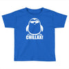 penguin chillax funny new Toddler T-shirt