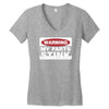 warning my farts stink, ideal gift, birthday present Women's V-Neck T-Shirt