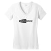 funny t shirt selective listener rude tee offensive shirt Women's V-Neck T-Shirt