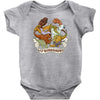 i heart dinosaur Baby Onesie