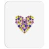 Pansy Heart Mousepad
