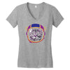 space cat Women's V-Neck T-Shirt