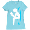 portal 2 dump Ladies Fitted T-Shirt