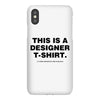 This is a Designer T-Shirt iPhoneX