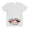 hello excuse me is it july yet asian girl black print All Over Women's T-shirt