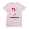 chihuahua mom Ladies Fitted T-Shirt