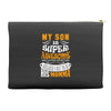 My Son Is Super Awesome His Momma Accessory Pouches