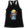 drinking beer Racerback Tank