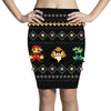 super mario chistmas ugly t shirts Pencil Skirts