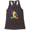 skate face Racerback Tank