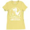 if history repeats i'm getting a dinosaur Ladies Fitted T-Shirt