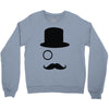 moustache gentleman Crewneck Sweatshirt