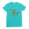 turn the time twist the space Ladies Fitted T-Shirt