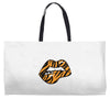 sexy lip biting Weekender Totes