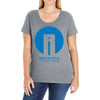 reynholm industries Ladies Curvy T-Shirt