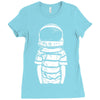 space boy Ladies Fitted T-Shirt