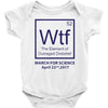wtf outraged disbelief Baby Bodysuit