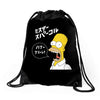 Homer Simpson Drawstring Bags
