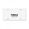 Funcle Like Dad, Only Cooler License Plate