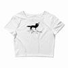 the coolest wolf moment ever Crop Top