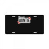 blessed aunitie with flower white color License Plate
