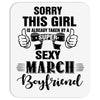 sorry this girl is already taken by a super sexy march boyfriend Mousepad