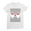 ugly santa noel Ladies Fitted T-Shirt