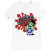 zombie geek Ladies Fitted T-Shirt