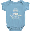 premium vintage 1951 classic perfectly aged limited edition Baby Bodysuit
