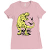 tyrannosaurus rex Ladies Fitted T-Shirt
