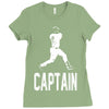 captain pinstripes Ladies Fitted T-Shirt