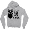 old school rock Zipper Hoodie