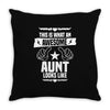 Awesome Aunt Looks Like Throw Pillow