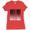 boats n' hoes t shirt womens Ladies Fitted T-Shirt