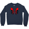 woman prank Crewneck Sweatshirt