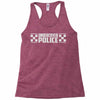 undercover police Racerback Tank