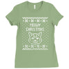 meowy christmas Ladies Fitted T-Shirt