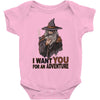 i want you for an adventure Baby Bodysuit