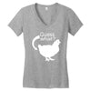 chiken butt Women's V-Neck T-Shirt