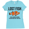 lost fish Ladies Fitted T-Shirt